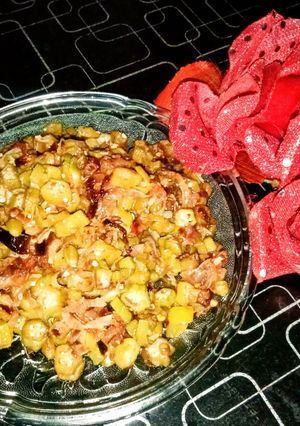 A picture of Bhindi ki bhaji.