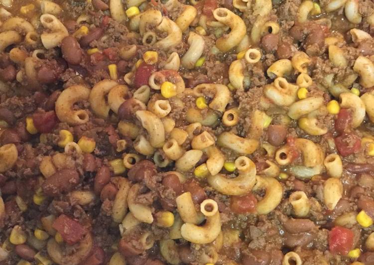 Steps to Make Super Quick Homemade Venison Chili Pasta