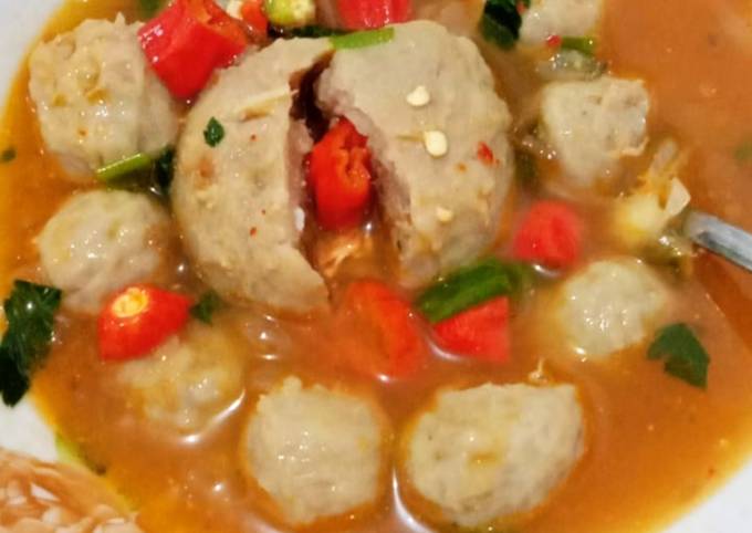 Resep Kuah Bakso Simple Oleh Bunda Rasya Cookpad