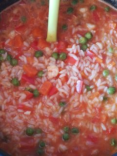 Una foto de Cazuela de arroz sencilla