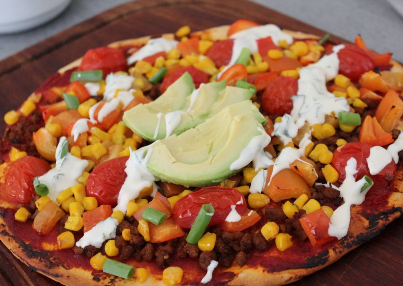 Vegan Mexican Pizza