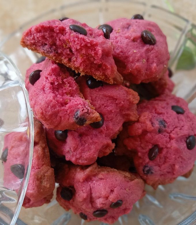 Foto resep Red Velvet choco chips cookies