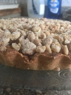 Una foto de Tarta de manzana o Apple crumble