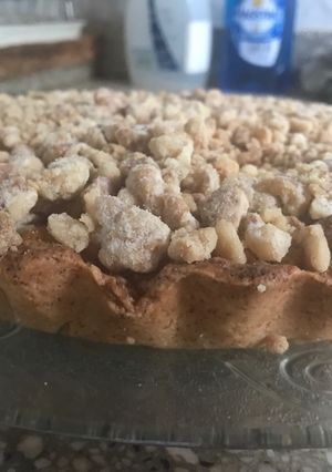 Una foto de Tarta de manzana o Apple crumble