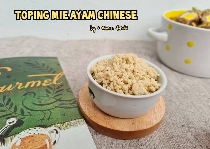 Resep Toping Mie Ayam Chinese Anti Gagal