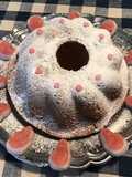 Gâteau à l orange confite et bonbons skull