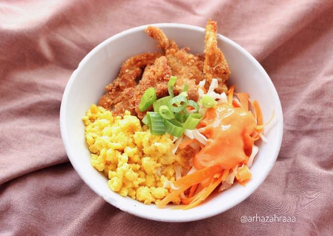 Langkah Mudah untuk Membuat Rice Bowl Mushroom Crispy yang Bisa Manjain Lidah