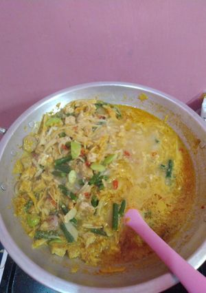 Foto resep Lodeh rebung kacang tempe
