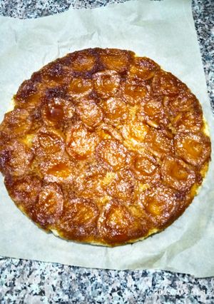 Une photo de Gâteau renversé aux abricots