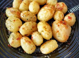 Una foto de Patatas de guarnición trufadas y especiadas en airfryer