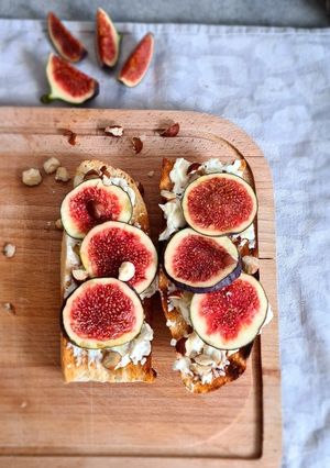Une photo de Tartine de figue