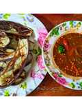 Terung Bakar Sambal Budu