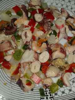 Una foto de Ensalada marinera
