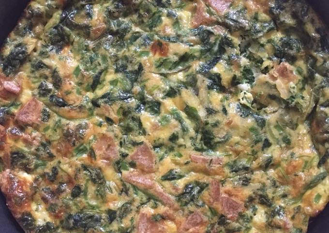 Spinach quiche