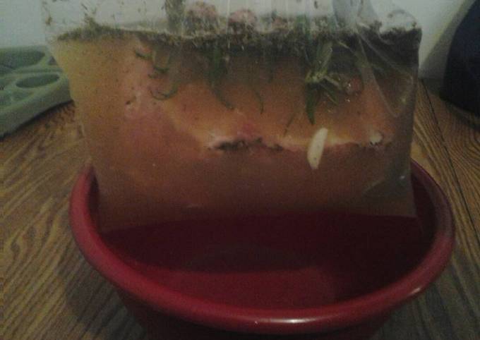 Apple juice brine