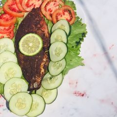 A picture of Grill tilapia fish.