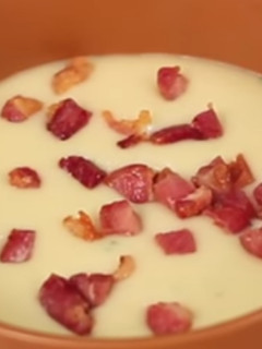 Foto de Sopa Creme de Batata com Bacon
