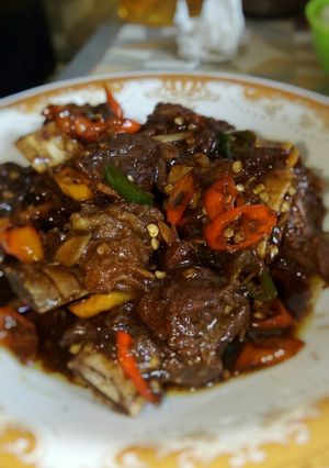 Foto resep Iga asam manis pedas