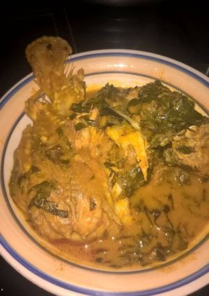 A picture of Banga soup(ofe akwu).