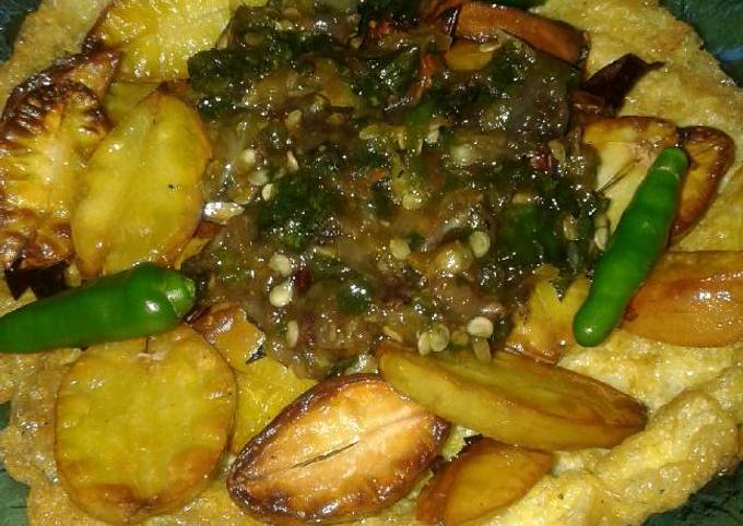 Resep: Telur dadar toping jengkol sambal bawang Ekonomis Untuk Dijual