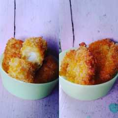 รูปของ Nugget keju + steak ayam krispi (1 resep)
