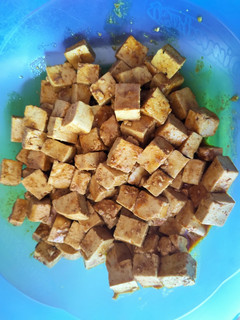 Una foto de Tofu al curry