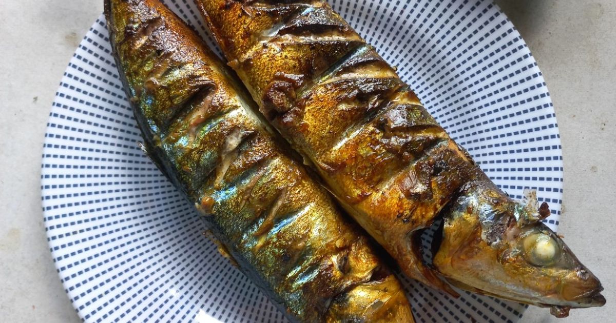 Ikan Layang bakar sambel mentah