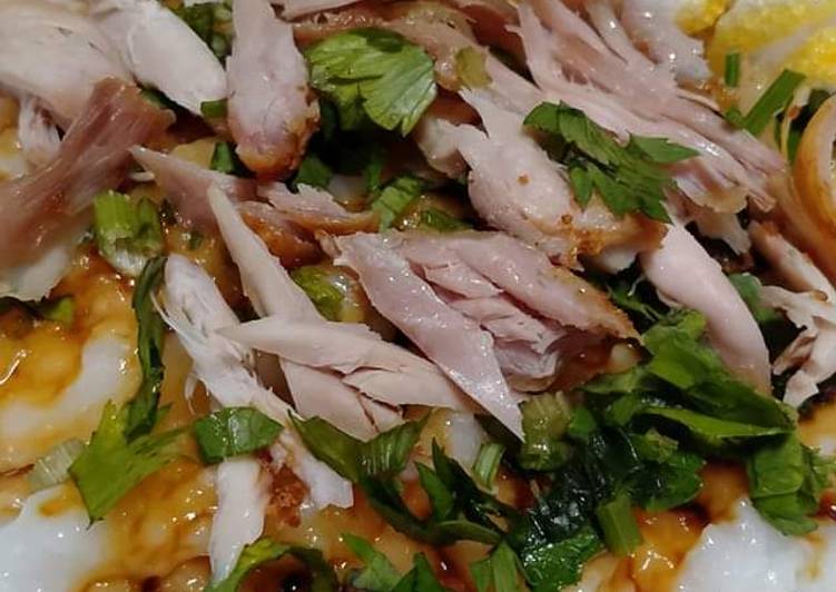 DICOBA@ Resep Bubur ayam dari nasi magic com menu masakan harian