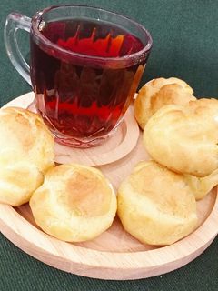عکسی از دستور نان خامه ای👌😄