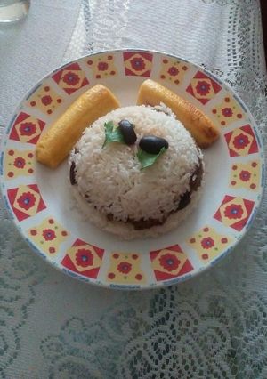 Una foto de Arroz tapado
