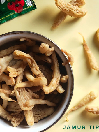 Cara Gampang Menyiapkan Jamur Tiram krispi, Enak Banget