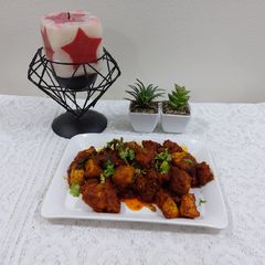 A picture of Chicken 65.