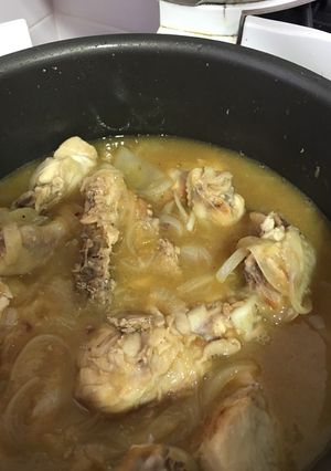 Una foto de Pollo encebollado newcook