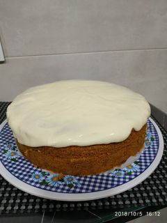 Una foto de Tarta de zanahoria