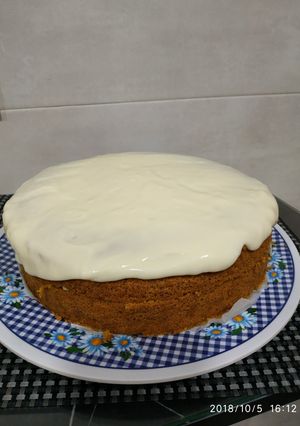 Una foto de Tarta de zanahoria