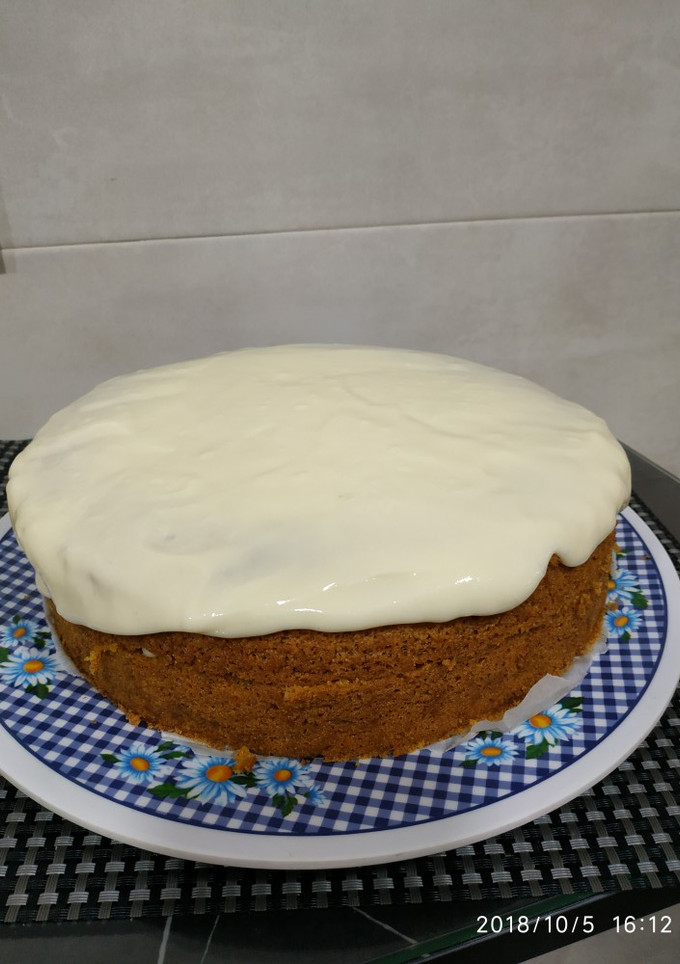 Una foto de Tarta de zanahoria