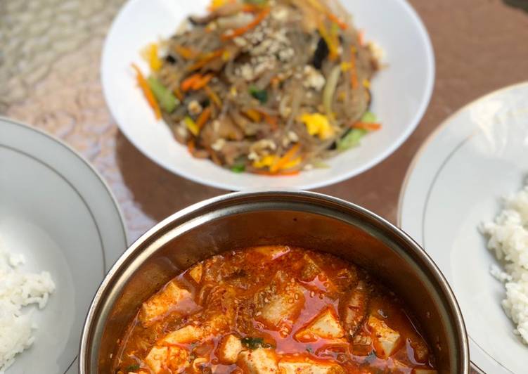 Sundubu jjigae korea / sup tahu korea