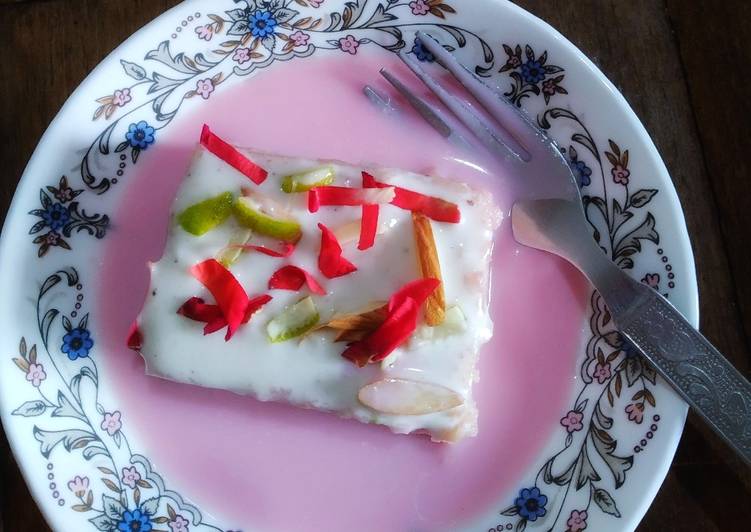 Recipe of Homemade Rose milk cake