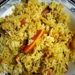 A picture of Mix vegetable dum biryani.