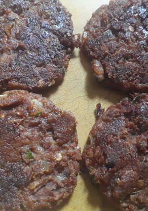 A picture of Soya ke shami kabab.