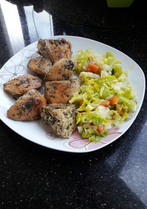 A picture of Chicken Breasts with Butter and Rosemary.