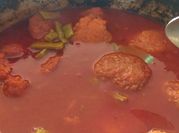 Una foto de salsa de chile ancho