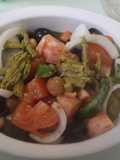 Ensalada de tomate y espárragos