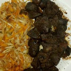 A picture of Fried Liver.