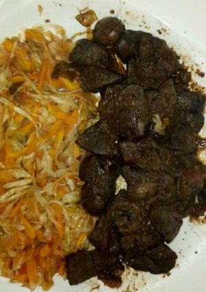 A picture of Fried Liver.