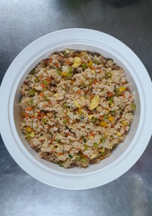 Hình của món Cơm chiên hải sản.