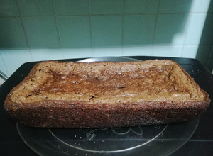 Una foto de Brownie chocolate mezcla lista