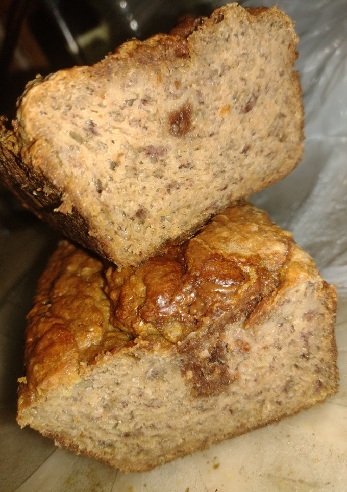 Una foto de Budín de Banana