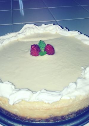 Una foto de Pastel de queso (cheesecake)