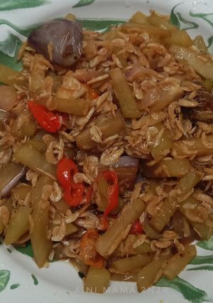 Foto resep Labu Siam Udang Rebon Tumis Kecap